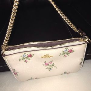 Gently used small coach wristlet wallet